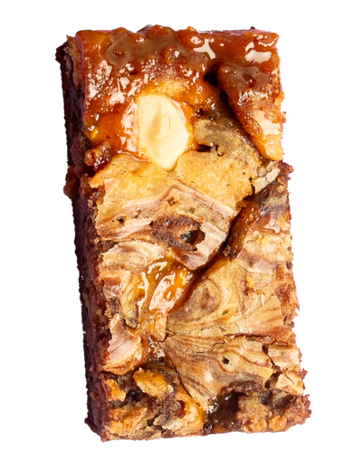 A single rectangular brownie bar.