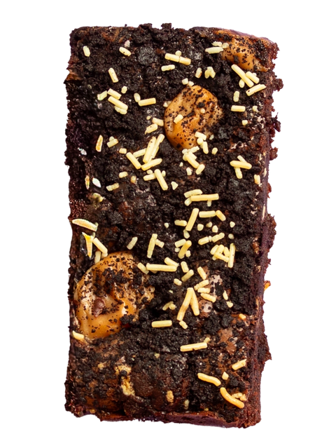 A single rectangular brownie bar.