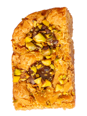 A single rectangular brownie bar.