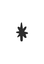 Black graphic star