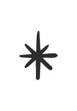 Black graphic star