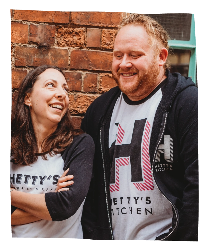 Hetty's team smiling